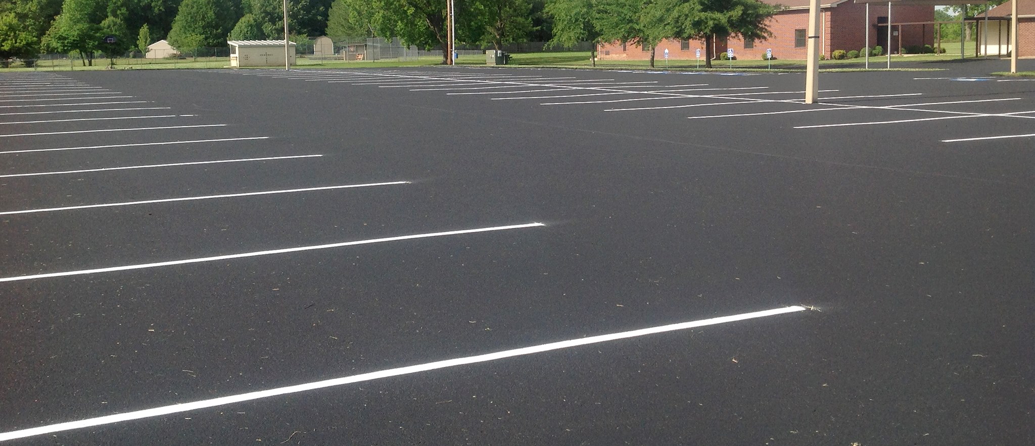 asphalt striping
